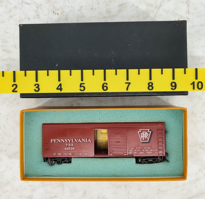 NICKEL PLATE PRODUCTS BRASS PRR BOX CAR INV 261220036