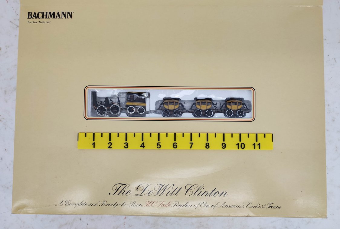 BACHMANN RTR DE WITT CLINTON TRAIN SET IN OB INV 261220042