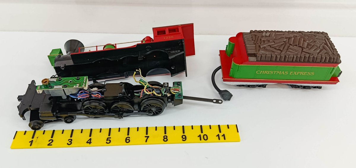 MTH NNC WARRANTY FOR PARTS RUGGED RAILS 4-6-0 CHRISTMAS STEAM ENGINE, NO MOTOR INV 260790641