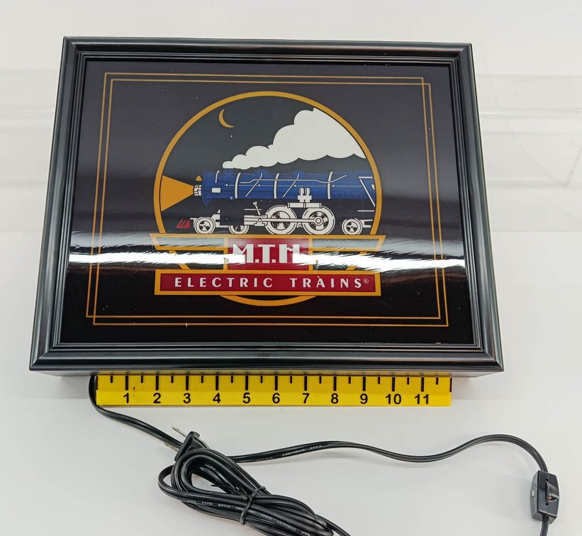 MTH NNC LIGHTED MTH TRAIN SIGN ROUGHLY 12"X14" INV 260790640