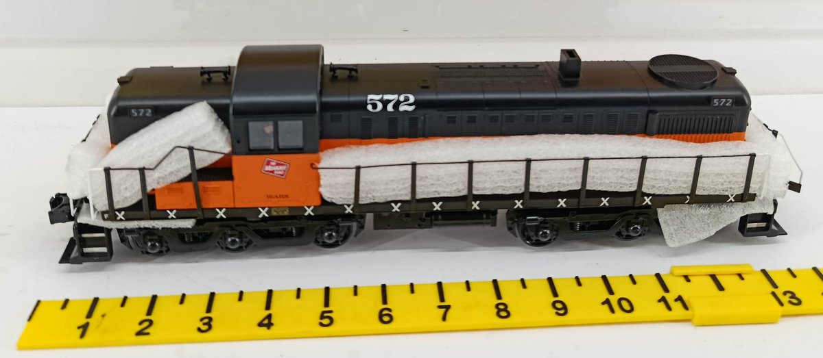 MTH NNC MILWAUKEE ROAD RSD-5 DIESEL ENGINE. WARRANTY RETURN, NOT POWERING UP INV 260790651