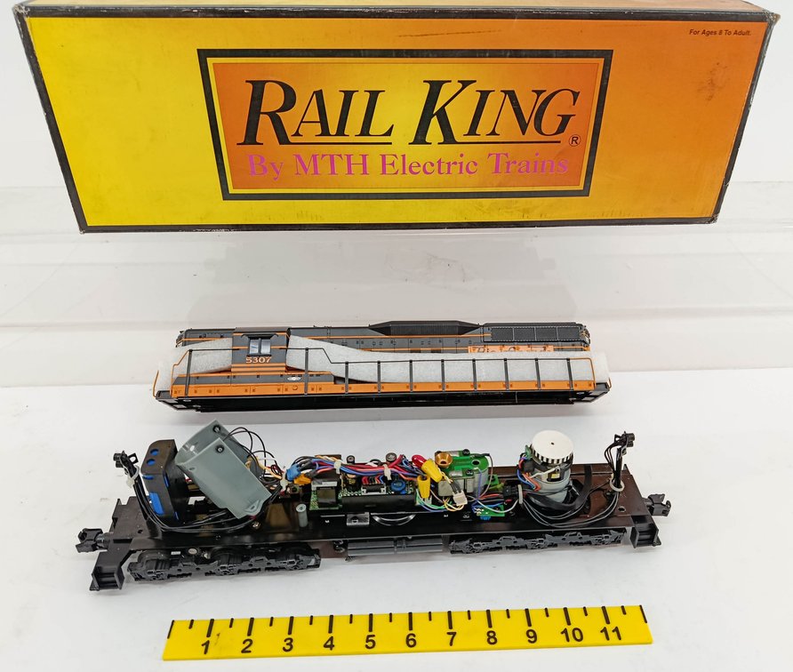 MTH NNC RK WARRANTY DENVER RIO GRANDE SD-9 DIESEL LOCO, MISSING MOTOR INV 260790688