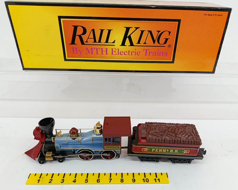 MTH NNC PENNA. R.R. 4-4-0 AMERICAN STEAM ENGINE, NO MOTOR INV 260790696