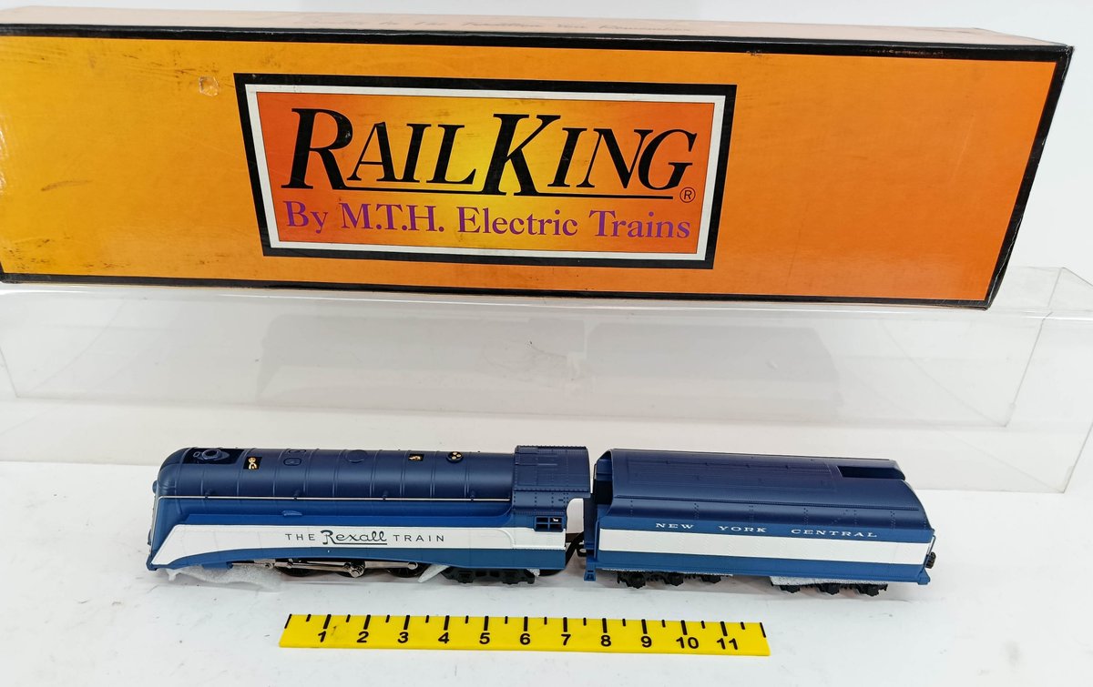 MTH NNC 4-6-4 REXALL COMMODORE STEAM ENGINE, WARRANTY PARTS INV 260790702