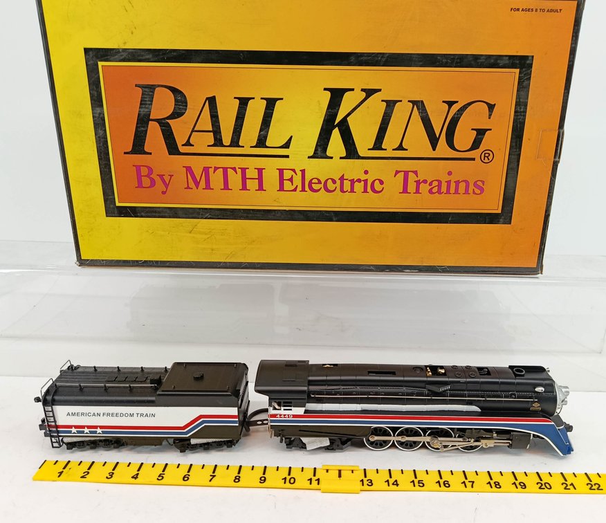 MTH NNC AMERICAN FREEDOM GS-4 STEAM ENGINE, MISSING PILOT/PARTS INV 260790717