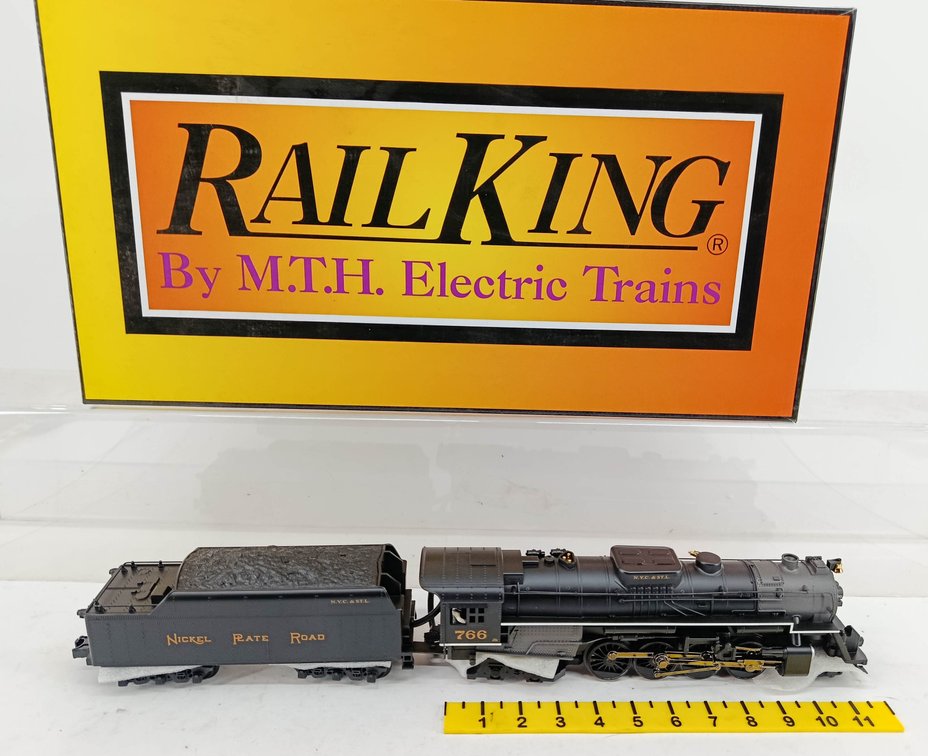 MTH NNC NICKLE PLATE 2-8-4 BERKSHIRE. WARRANTY SHEEL , NO MOTOR INV 260790724