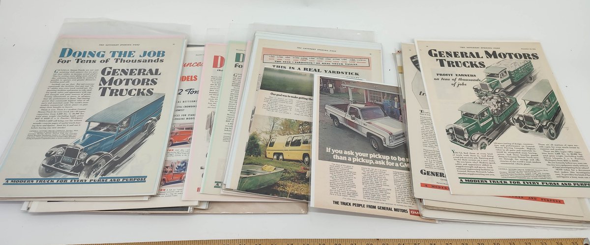 35 BOADRED GMC TRUCK ADS 1929-1960. INV 261570606