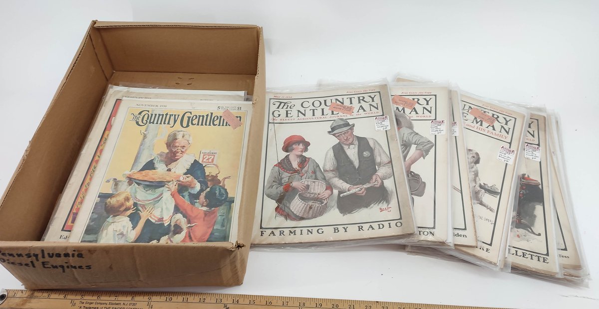 ABOUT 20 COUNTRY GENTS MAGS. 1920'S-30'S. IN POLY BAGS. INV 261570609