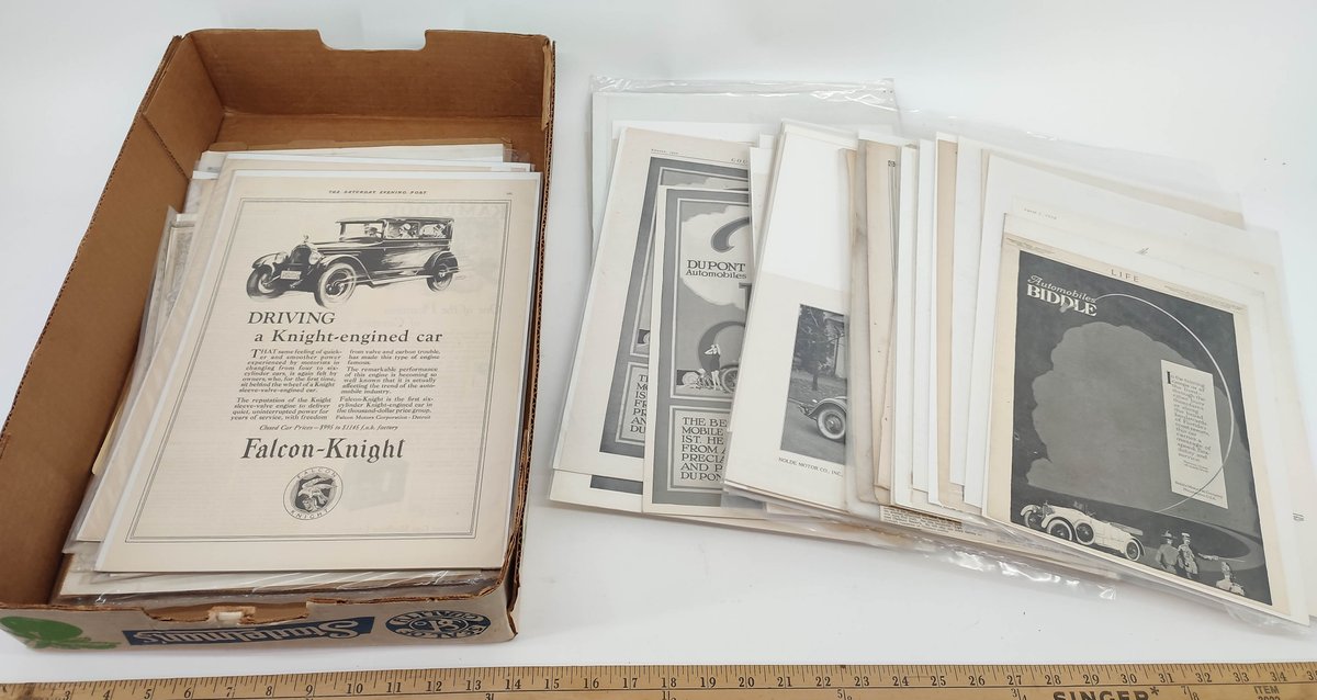 ABOUT 60 MIXED MAG. ADS. ORPHAN CARS INV 261570608