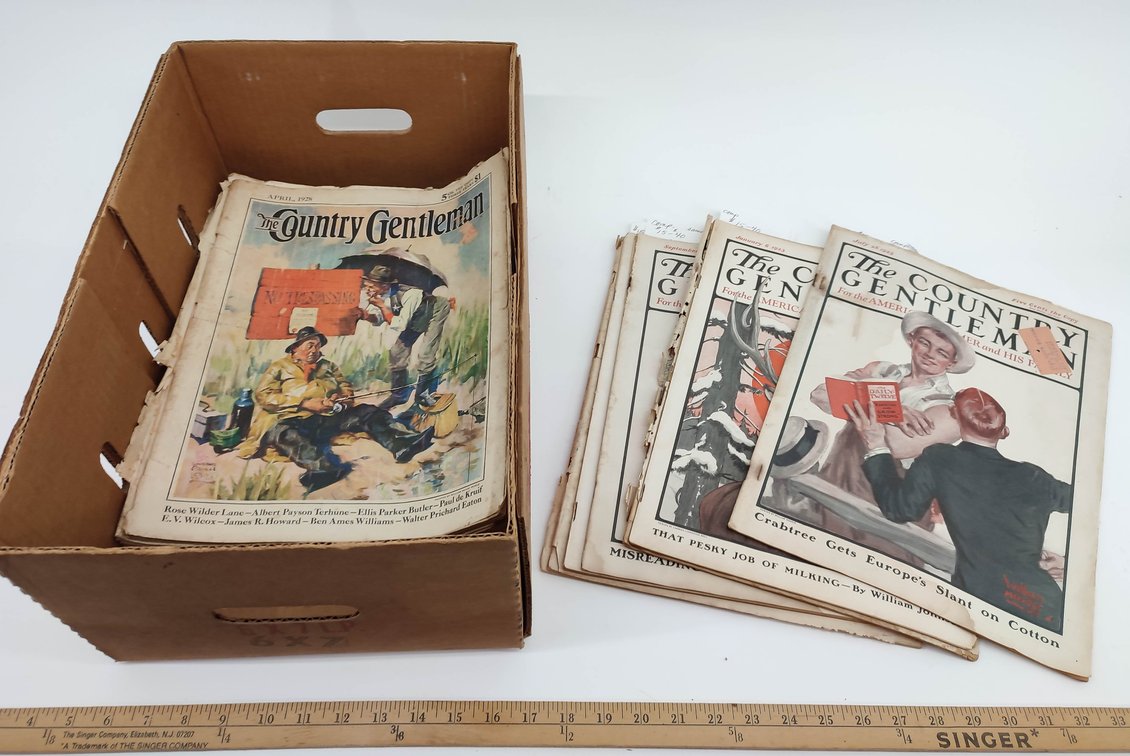 COUNTRY GENT MAGS. 15 COPIES. 1920'S SHOWING AGE. INV 261570610