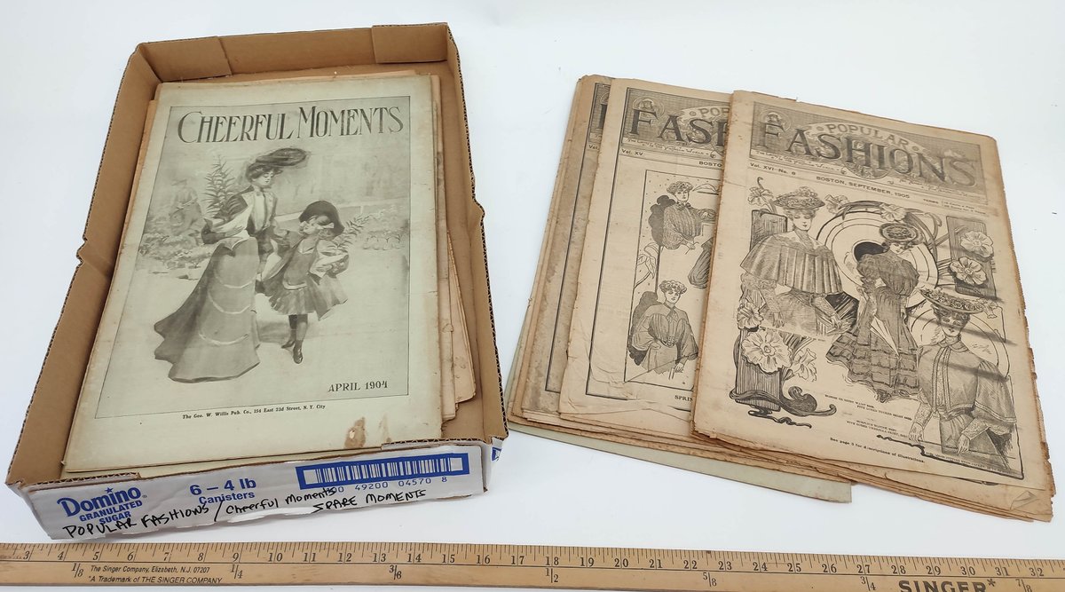 15 COPIES 1904-TEENS FASHION PERIODICALS. INV 261570618