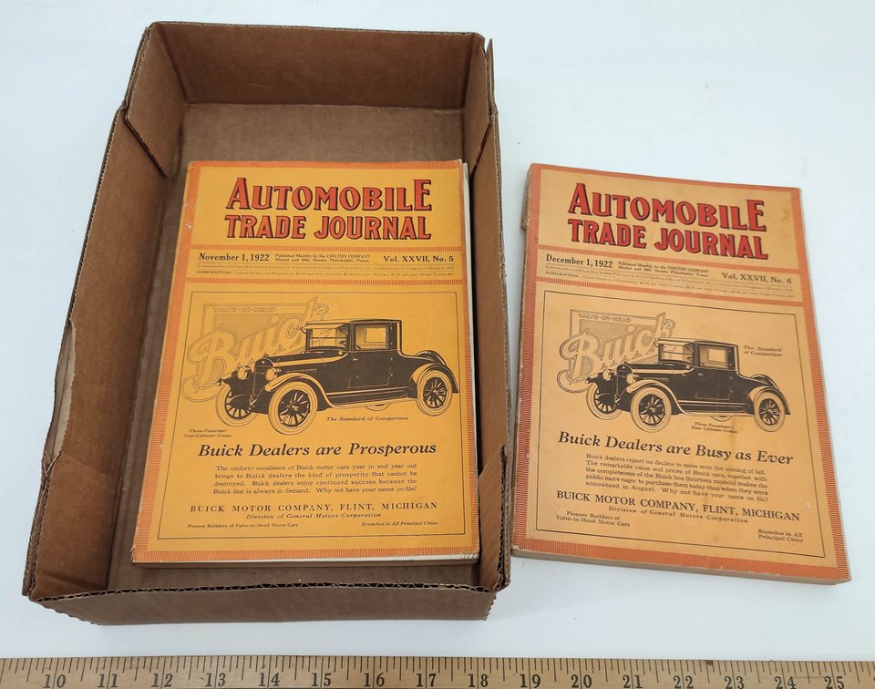 AUTO TRADE JOURNALS. 11/22 & 12/22 INV 261570623