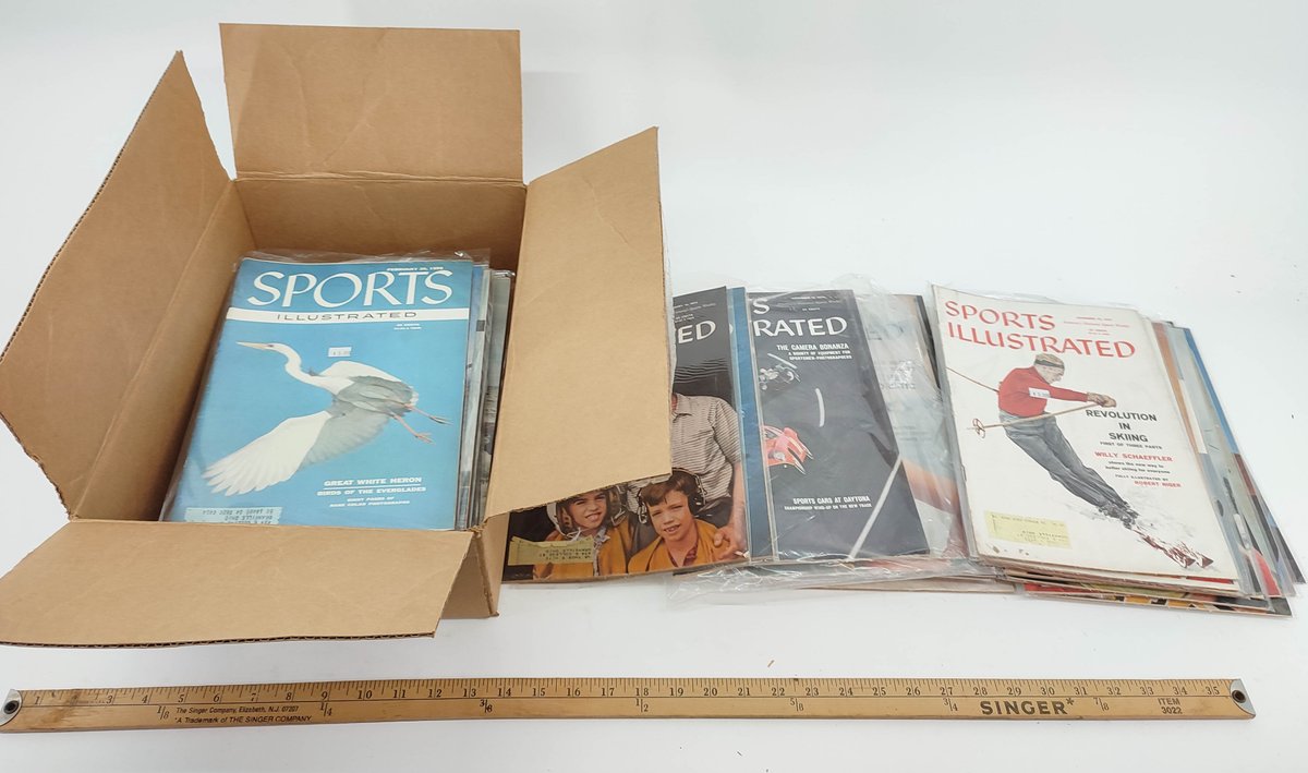 LOT OF 1950'S SPORTS ILLUSTRATED MAGS. INV 261570633