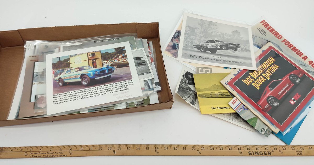 NASCAR AND DRAG RACING PHOTOS & MAGS. NICE ASSORTMERNT. INV 261570636
