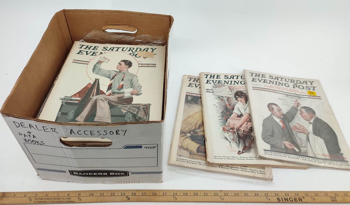SATURDAY EVENING POST, 26 COPIES 1920'S. INV 261570652