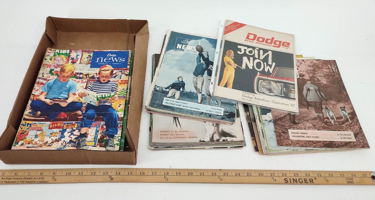 50+ COPIES DODGE NEWS MAG. BACK TO THE 40'S. INV 261570658