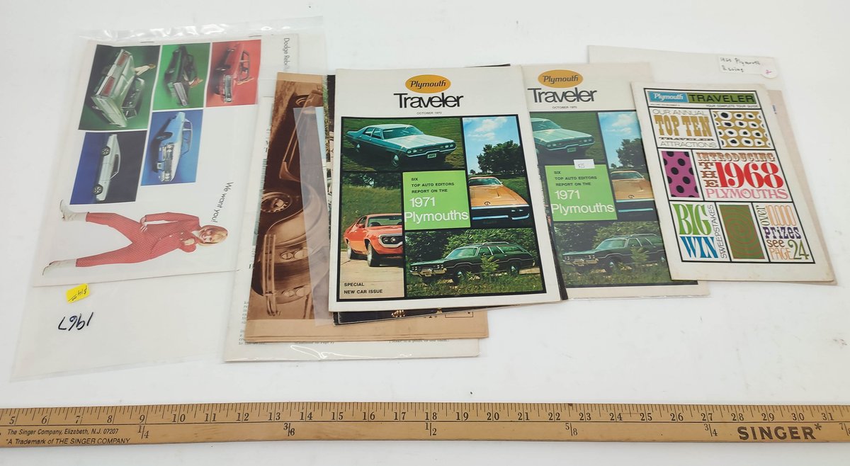 PLYMOUTH TRAVELER MAG., MISC MOPAR, 1967 DODGE BROCHURE. INV 261570657