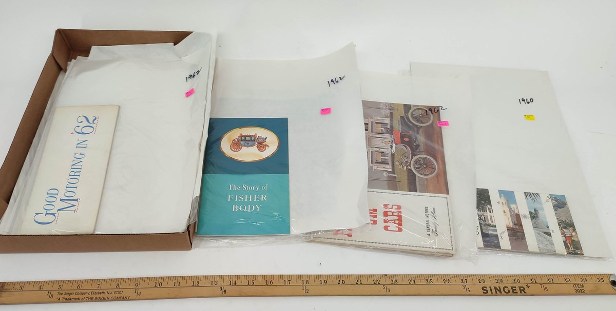 GM ANNUAL REPORTS 1960-65. 20 PCS. INV 261570661