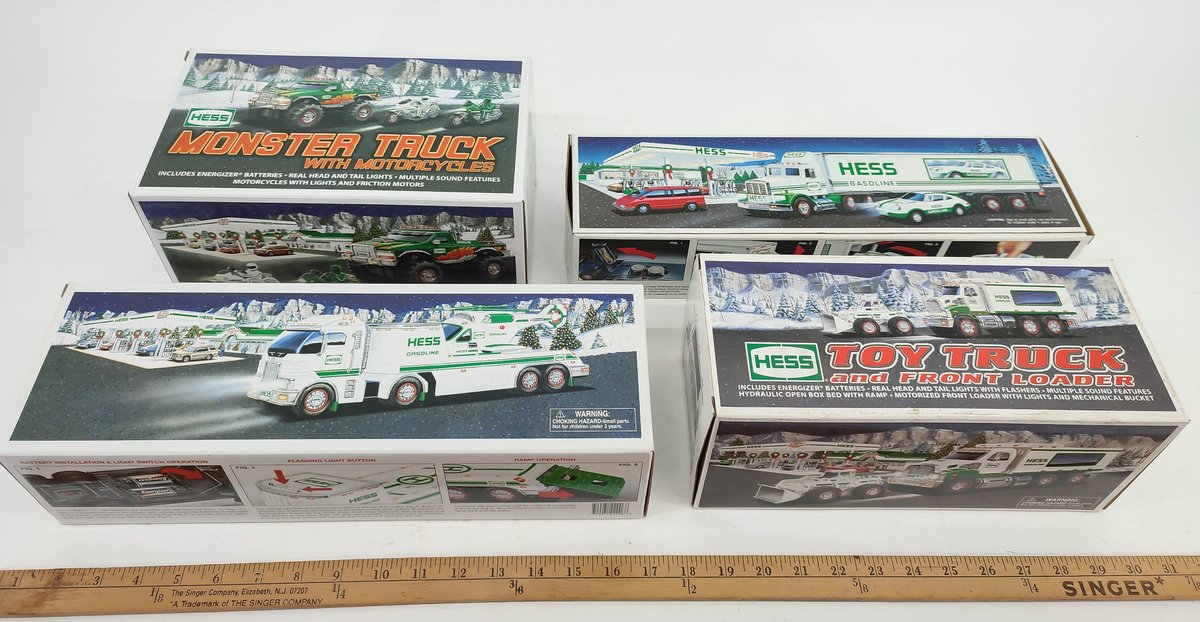 4 HESS VEHICLES. 1992, 2006, 2007 AND 2008. INV 261570690