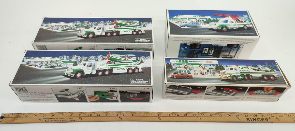 4 HESS VEHICLES. 1991, 1994 AND (2) 2002. INV 261570698