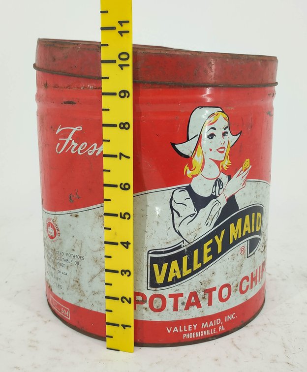 VALLEY MAID POTATO CHIP TIN  INV 260350010