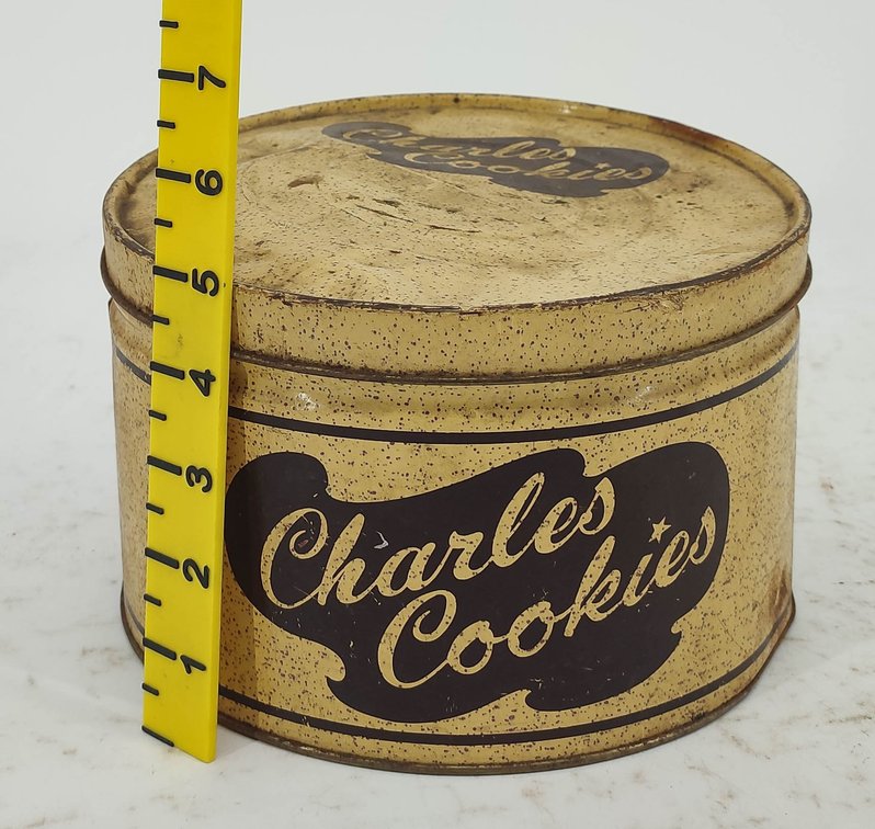 CHARLES COOKIES TIN CONTAINER  INV 260350013