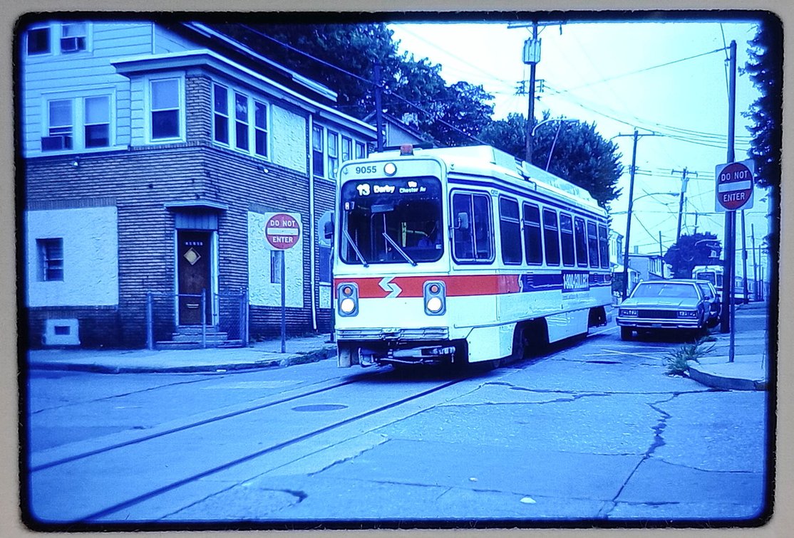 500+ COLORED SLIDES: MOSTLY (SEPTA) TROLLEYS  INV 262510833