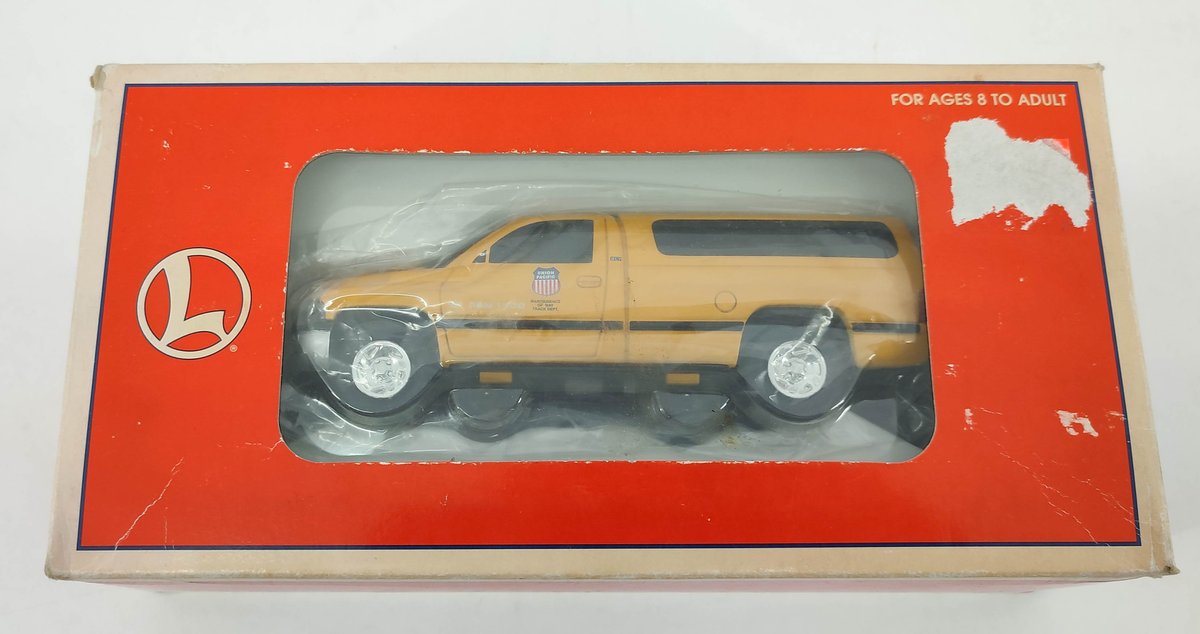 LIONEL UNION PACIFIC DODGE RAM TRACK INSPECTION VEHICLE CHRYSLER CORPORATION 6-18439 OB  INV 263230028