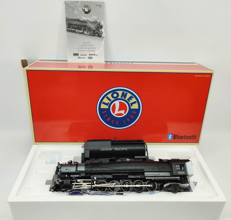 LIONEL UNION PACIFIC LEGACY 4-12-2 9000 STEAM LOCOMOTIVE & TENDER BLUETOOTH 2231241 OB  INV 263230040