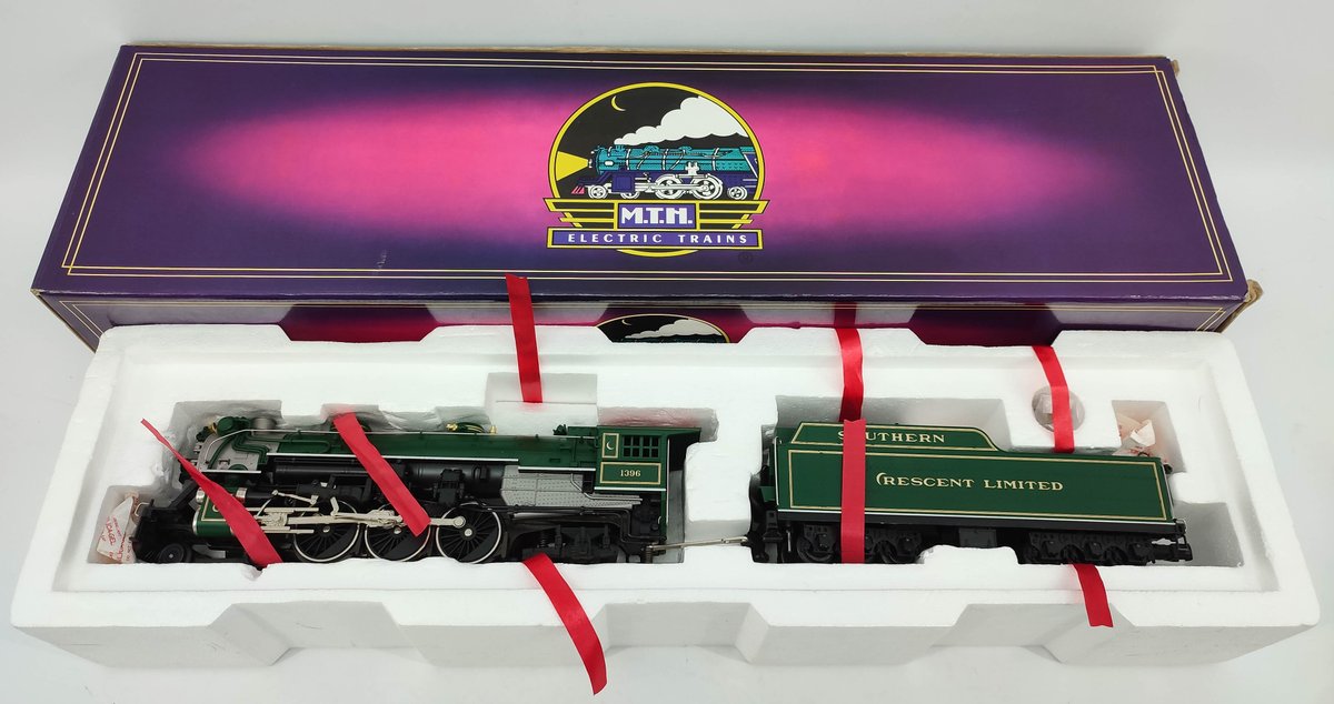 M.T.H. 4-6-2 DIE CAST PACIFIC STEAM ENGINE & TENDER SOUTHERN CRESCENT LIMITED NO. 1396 OB  INV 263230066