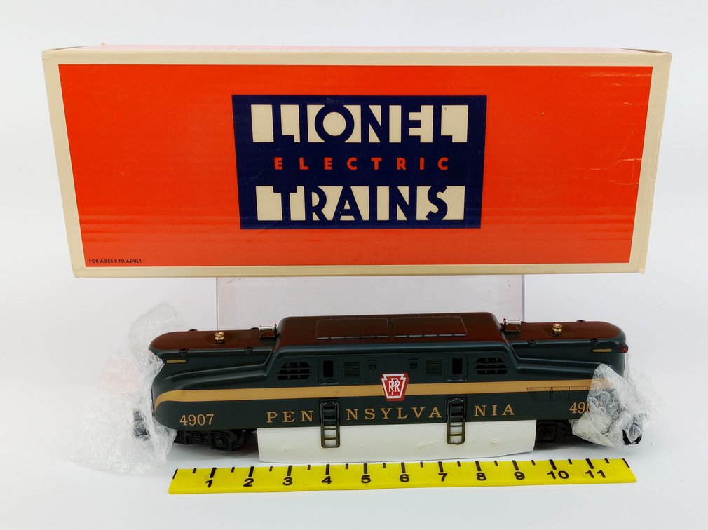 LIONEL 6-18313 O GAUGE PENNSYLVANIA GG-1 ELECTRIC LOCOMOTIVE 4907, OB  INV 263310002