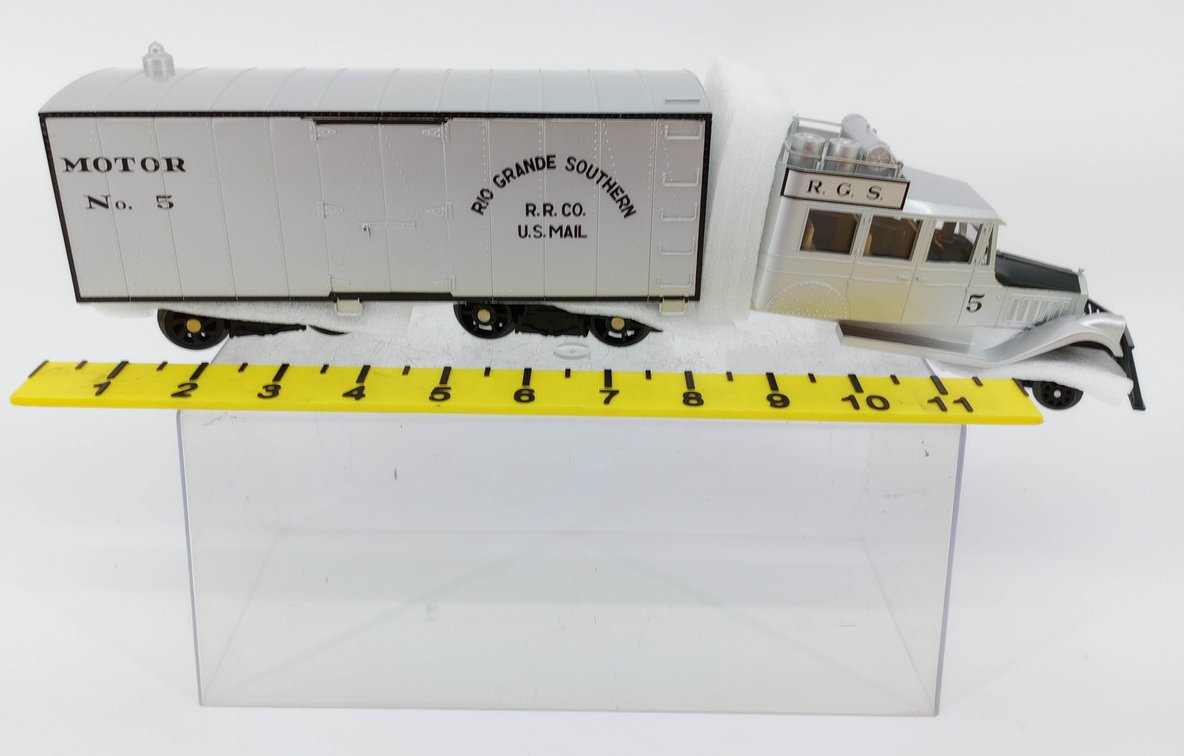 MTH RAIL KING O GAUGE 30-2154-0 RIO GRANDE SOUTHERN GALLOPING GOOSE #5 DIESEL, OB  INV 263310005