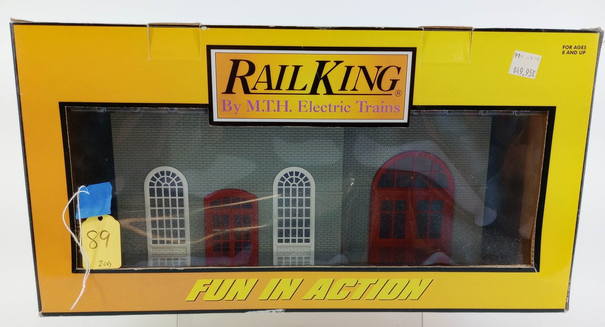 RAILKING O GAUGE 30-90007 PUBLIC WORKS BUILDING GRAY & WHITE, OB  INV 263310006