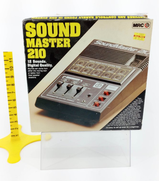 MRC SOUNDMASTER 210 DIGITAL SOUND SYSTEM CONTROL CONSOLE, OB  INV 263310009