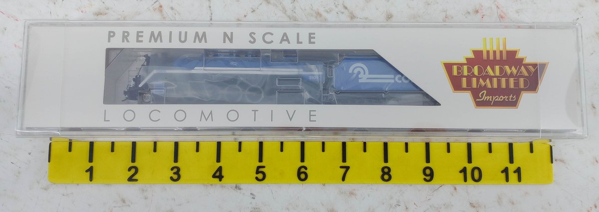 BROADWAY LIMITED 7412 CONRAIL #2101 RDG T1 4-8-4 STEAM LOCOMOTIVE, N SCALE, OB INV 263330019