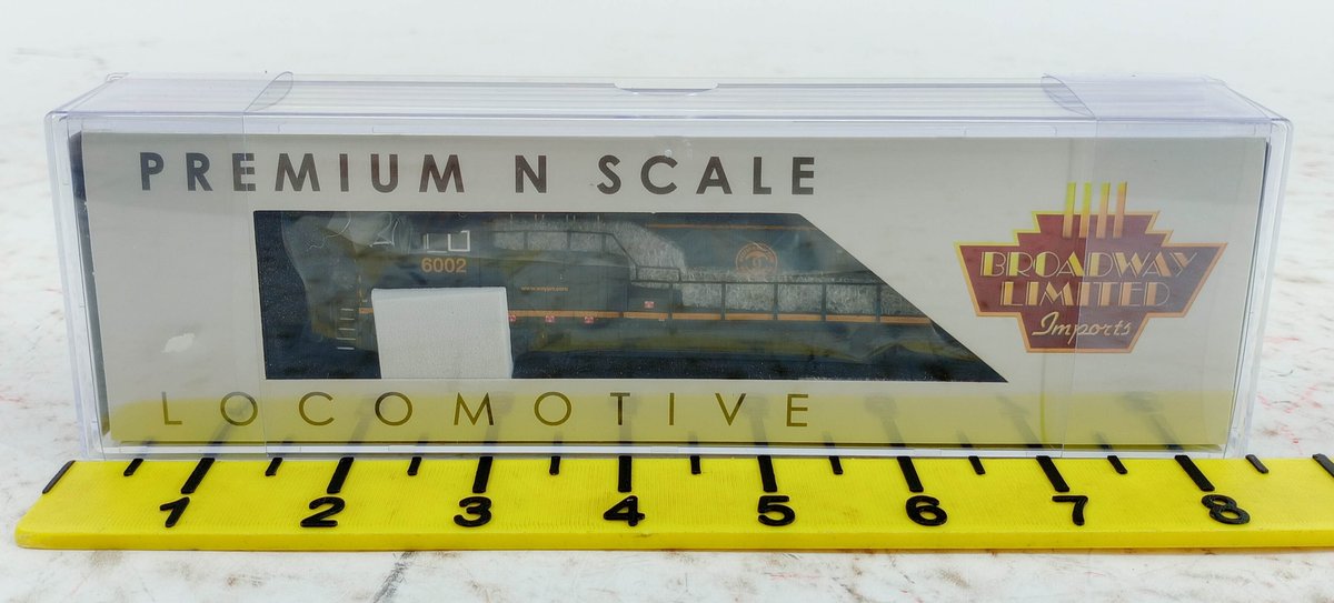 BROADWAY LIMITED 8584 WNYP 6002 GE AC6000 N SCALE LOCOMOTIVE, PARAGON4 SOUND/DCC, OB INV 263330025