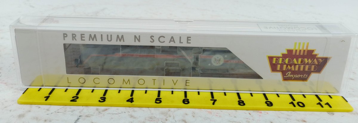BROADWAY LIMITED 7407 AMERICAN FREEDOM TRAIN #1 N SCALE LOCOMOTIVE, OB INV 263330026