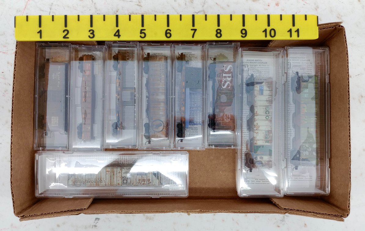 9 MICRO-TRAINS LINE N SCALE WEATHERED FREIGHT CARS SOME OBS INV 263330029