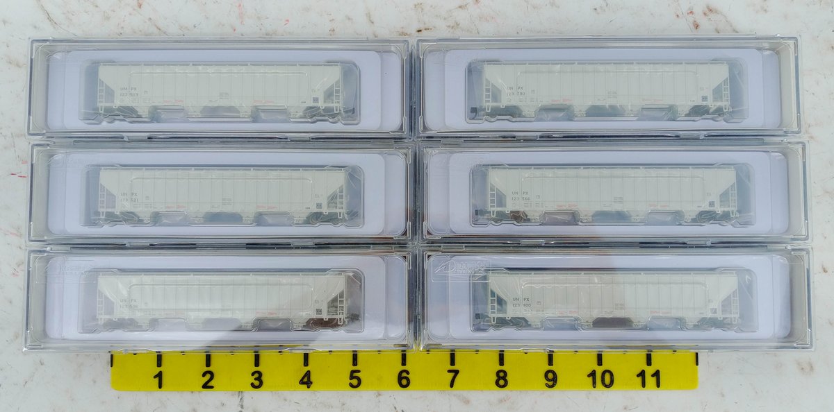 6 RAPIDO 560007A UNPX PROCOR 5820 COVERED HOPPERS, 6 OBS INV 263330041