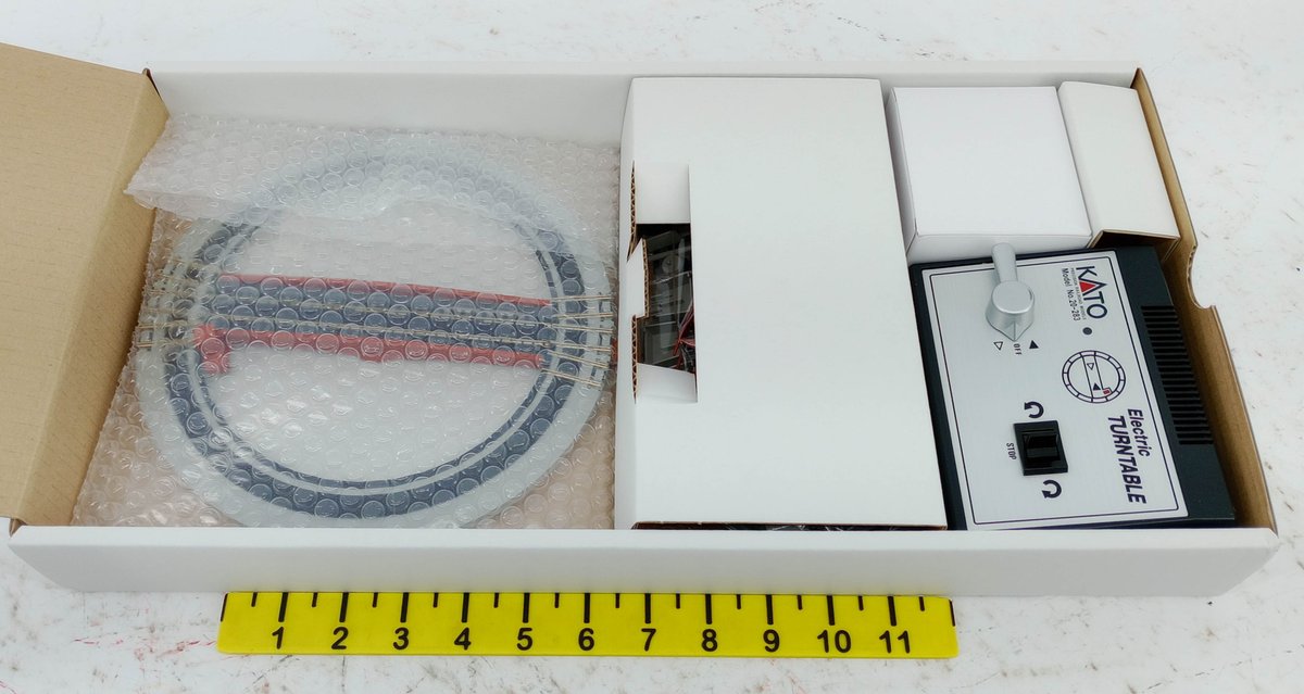 KATO 20-283 UNITRACK N GAUGE ELECTRIC TURNTABLE, OB INV 263330043