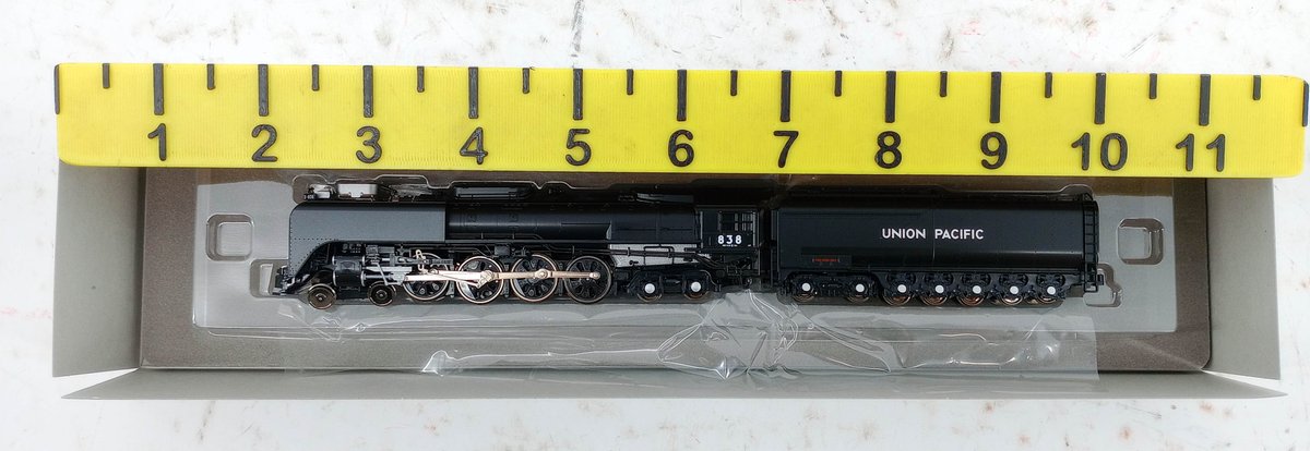 KATO 126-0402 UNION PACIFIC FEF-3 #838 N SCALE STEAM LOCOMOTIVE, OB INV 263330068