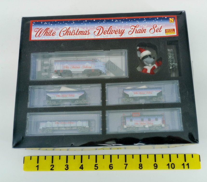 MICRO-TRAINS LINE 993 21 280 WHITE CHRISTMAS DELIVERY N SCALE TRAIN SET, OB INV 263330136