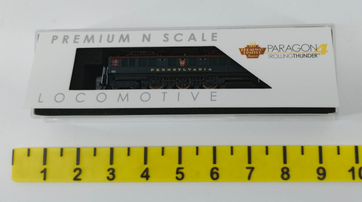 BROADWAY LIMITED PARAGON4 PENNSYLVANIA ELECTRIC LOCOMOTIVE, N SCALE, OB INV 263330152