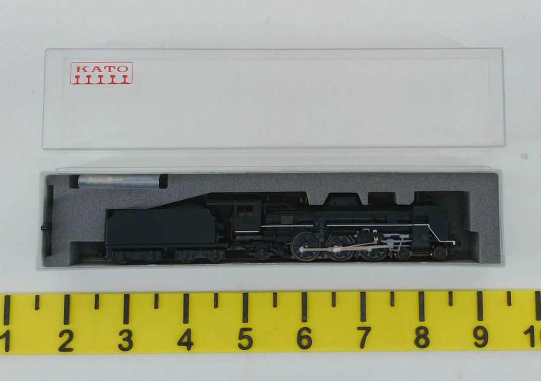 KATO 2013 C57-180 N SCALE STEAM LOCOMOTIVE & TENDER, OB INV 263330186