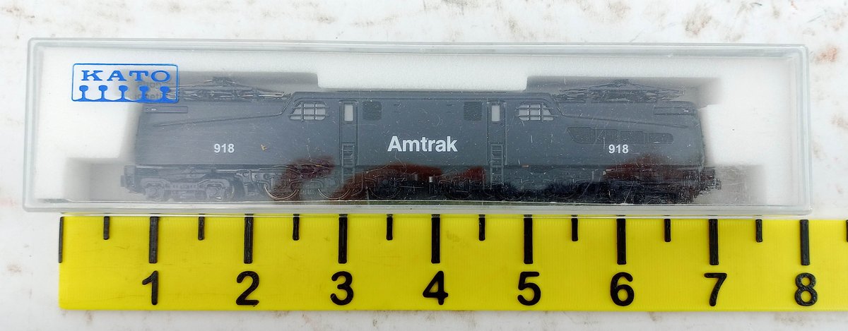 KATO N GAUGE 137-2022 AMTRAK #918 GG1 ELECTRIC LOCOMOTIVE, OB INV 263330243