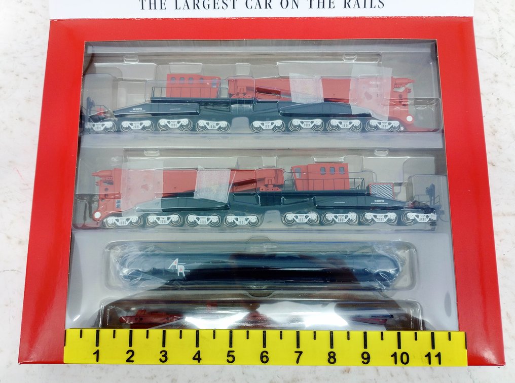 BACHMANN SPECTRUM HO 380-TON SCHNABEL CAR NORTH AMERICAN STYLE, OB INV 263330256
