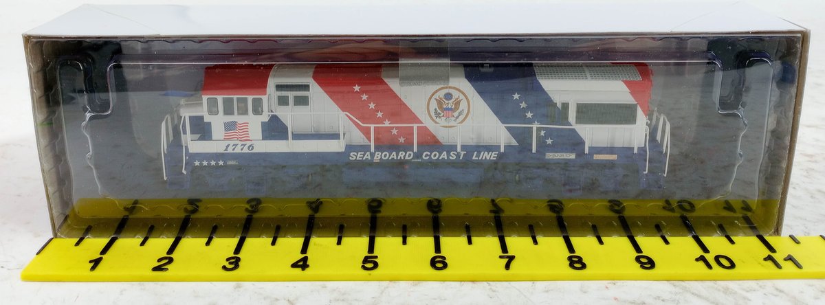 ATLAS HO 10002358 SEABOARD COAST LINE BICENTENNIAL U36B LOCOMOTIVE #1776, OB INV 263330271