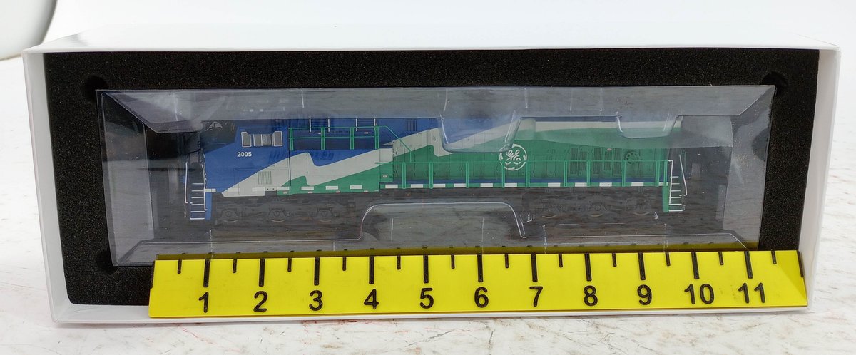 BROADWAY LIMITED HO 2824 GE DEMO ES44AC DIESEL LOCOMOTIVE, PARAGON3 SOUND/DCC, OB INV 263330273