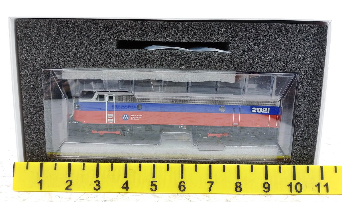RAPIDO HO 14552 METRO-NORTH EMD FL9 #2021 DCC/SOUND LOCOMOTIVE, OB INV 263330288
