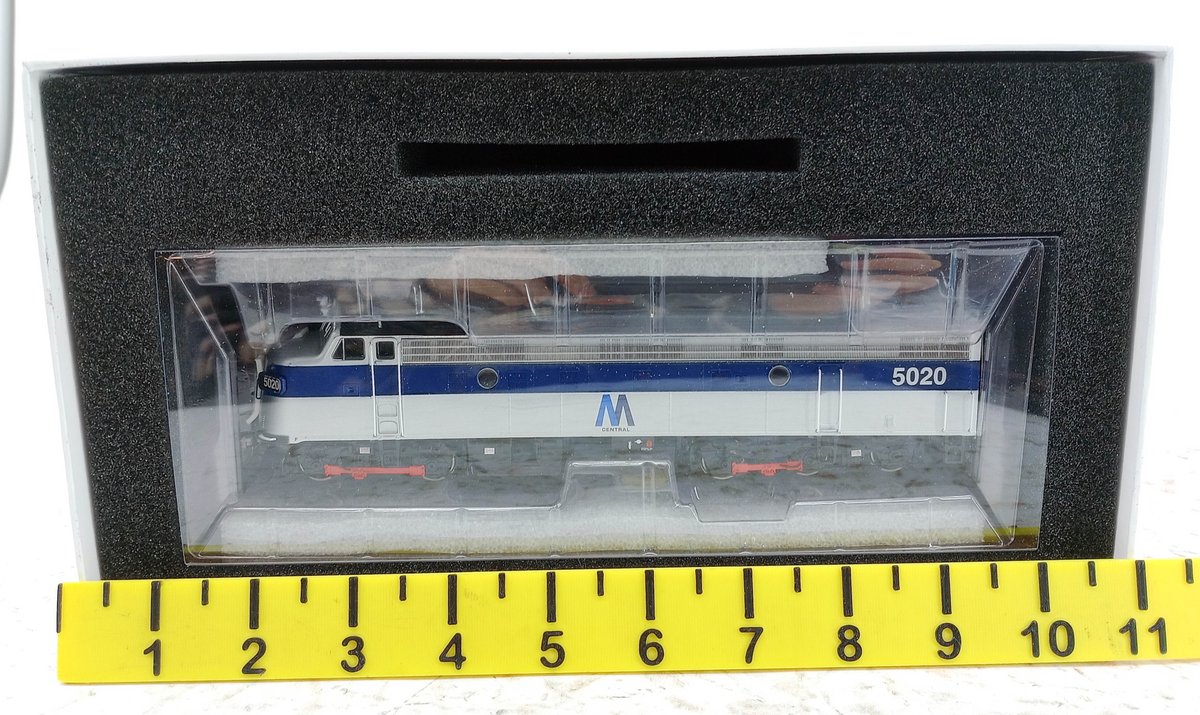 RAPIDO HO 14545 MTA EMD FL9 DIESEL LOCOMOTIVE #5020 DCC/SOUND, OB INV 263330289